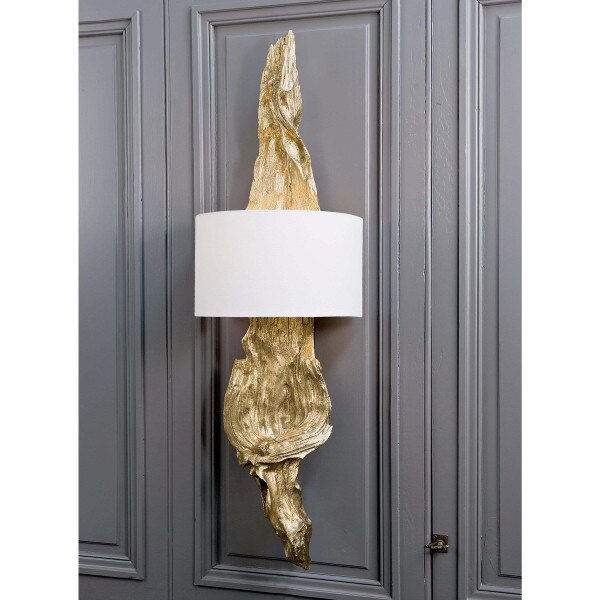 Driftwood Sconce (Antique Gold Leaf) Lifestyle 15
